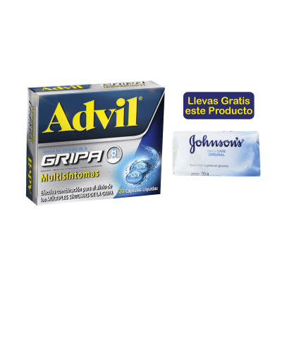 ADVIL GRIPA X20 + 1 JABON ADULTO