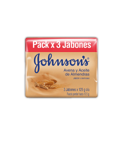 JABON JOHNSON ADULTO AVENA X3