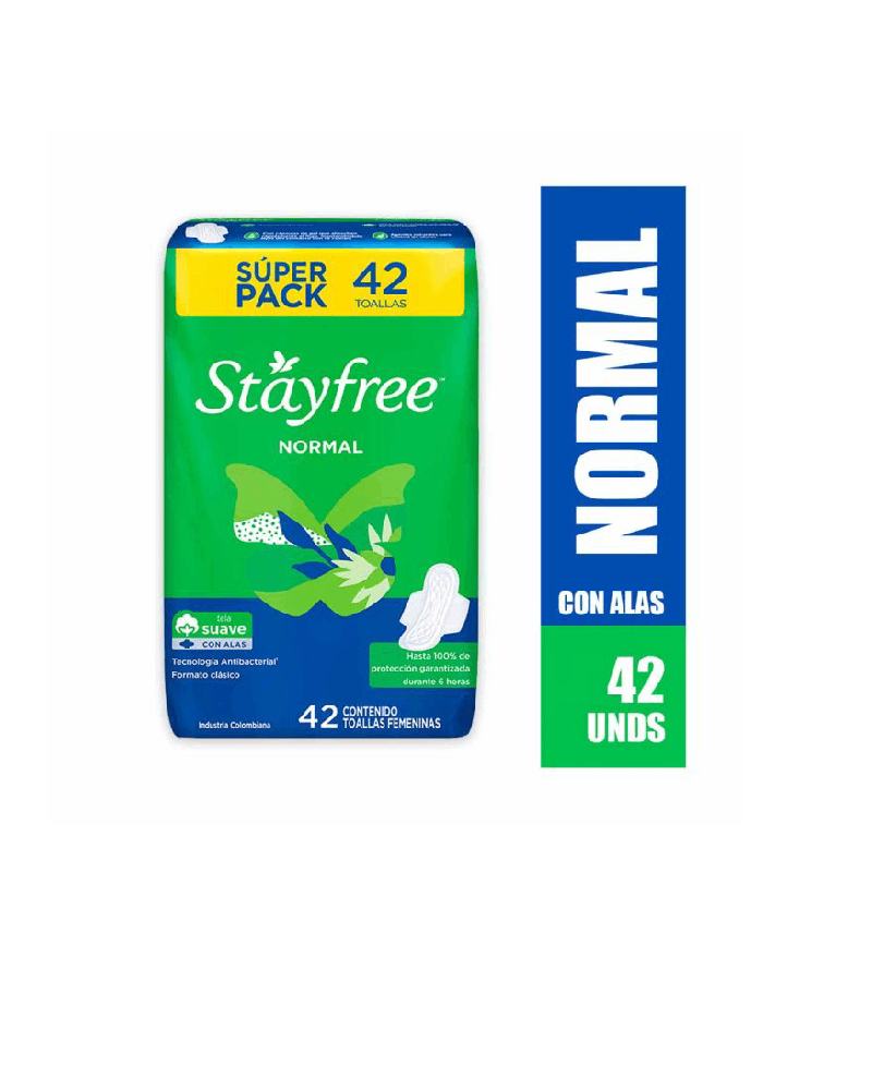 STAYFREE NORMAL JUMBO PACK X42