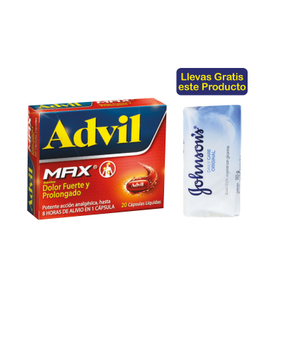 ADVIL MAX X20 GTS 1 JABON J&J