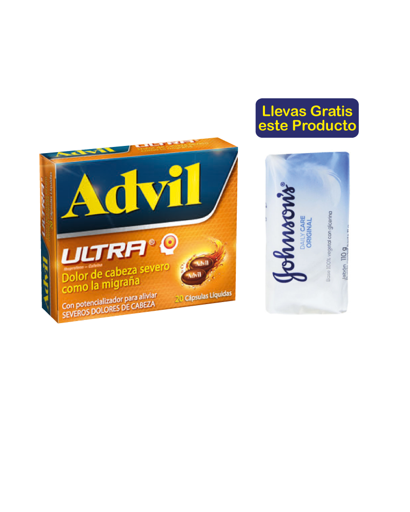 ADVIL ULTRA X20 GTS 1 JABON J&J