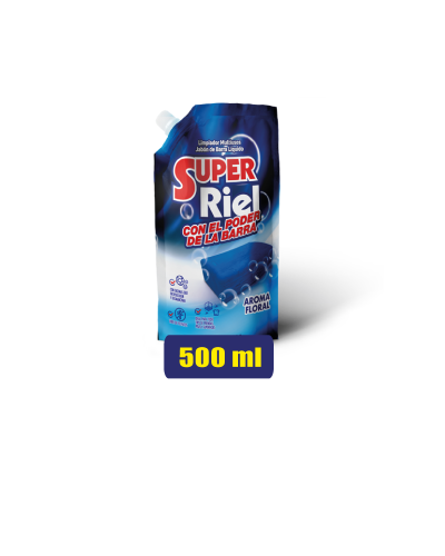 SUPER RIEL BARRA LIQUIDA DOY PACK 500 ML