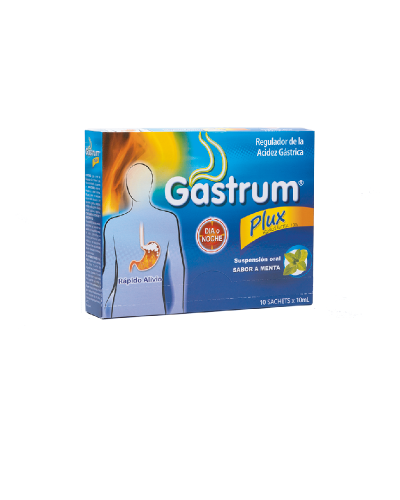 GASTRUM PLUX MENTA SOBRES X10