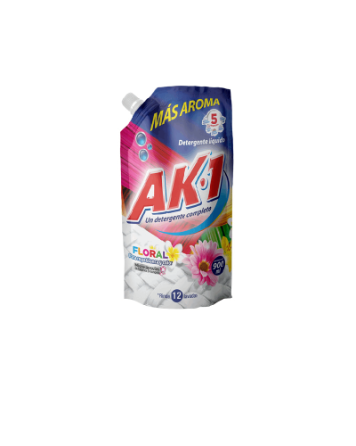 Detergente Liquido Floral AK-1 300ml Doypack