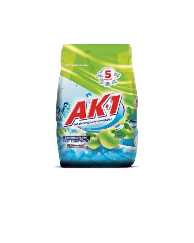 Detergente En Polvo AK-1 Manzana 3900 g