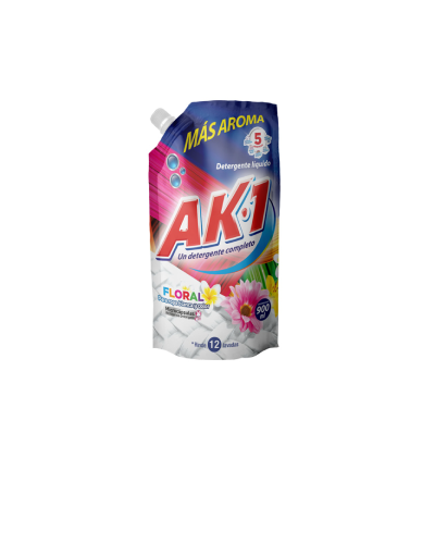 Detergente Liquido Floral AK-1 900ml Doypack